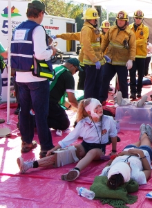 DSC_2668 EMD 5-Steps to Neighborhood Preparedness, Full Scale Exercise, Oct. '14, Tarzana NC, Fifth Avenue Times