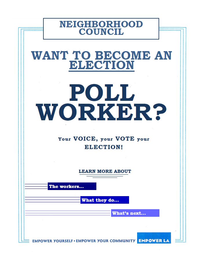 Sign Up To Become A Pollworker